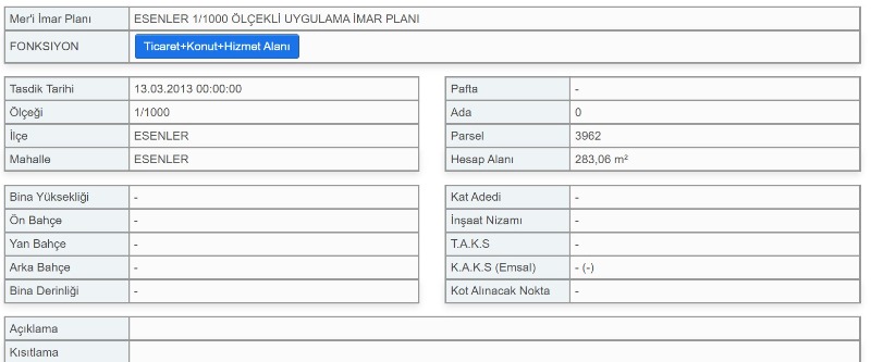 ESENLER'DE SATILIK BİNA