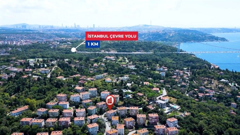 BEYKOZ KANLICA'DA 3+1 EŞSİZ BOĞAZ MANZARALI SATILIK DAİRE 