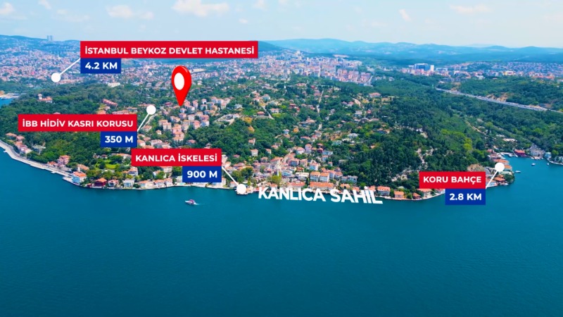 KANLICA’DA MERKEZİ KONUMDA 185 m² SATILIK ARSA