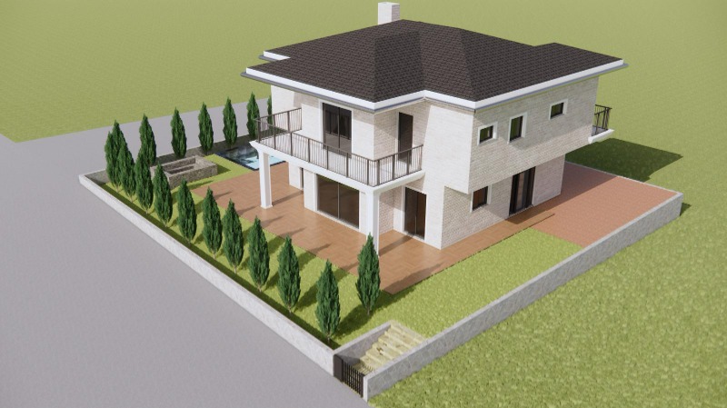 KUŞADASI DAVUTLAR' DA SATILIK 5+1 VİLLA PROJESİ.