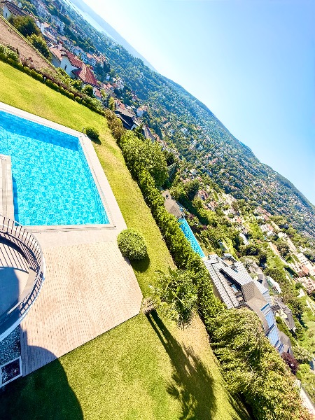 Acarkent Villalarında Kartal Yuvası, Sıfırlanmış Deniz Manzaralı Satılık Lüks Villa