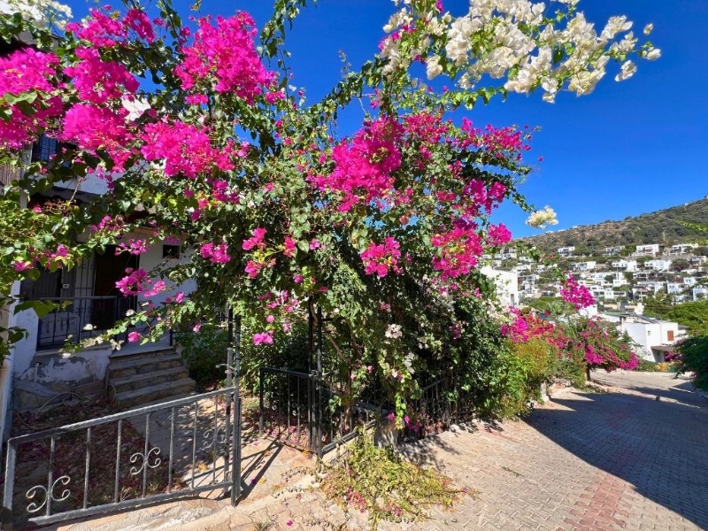 GÜNDOĞAN EGE TATİL SİTESİ ÖN SIRADA DENİZ MANZARALI PLAJLI VİLLA