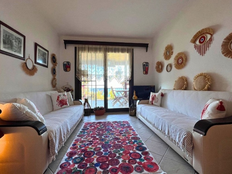 GÜNDOĞAN EGE TATİL SİTESİ ÖN SIRADA DENİZ MANZARALI PLAJLI VİLLA