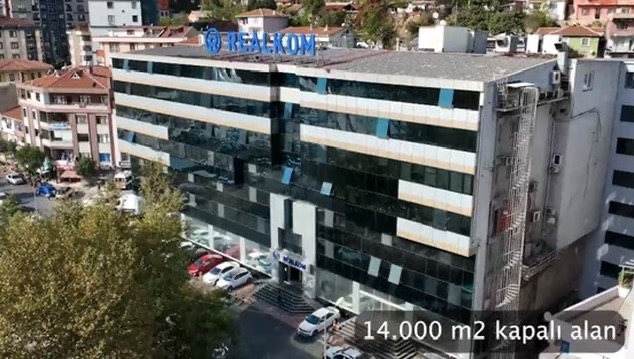 HALİÇ'TE SATILIK KDV'Lİ İSKANLI 14.000 m2 KOMPLE TİCARİ BİNA