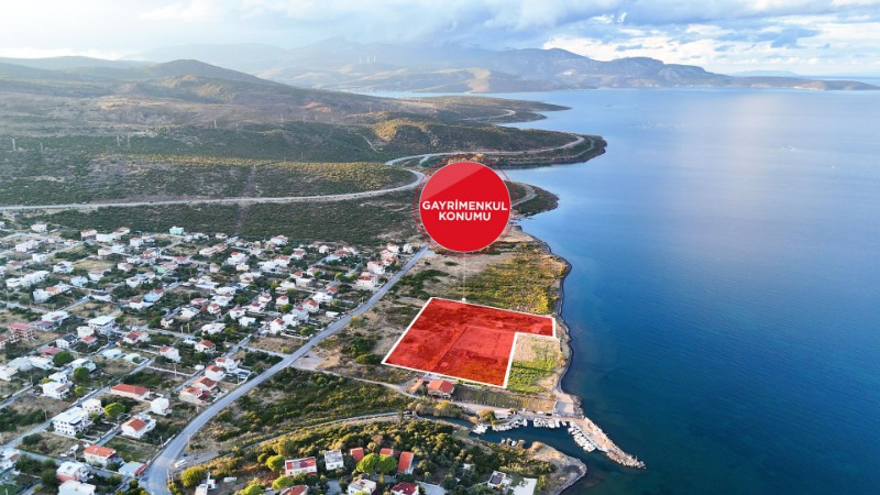 URLA GÜLBAHÇE’DE DENIZE SIFIR 6.079 M²  TURIZM IMARLI ARSA.