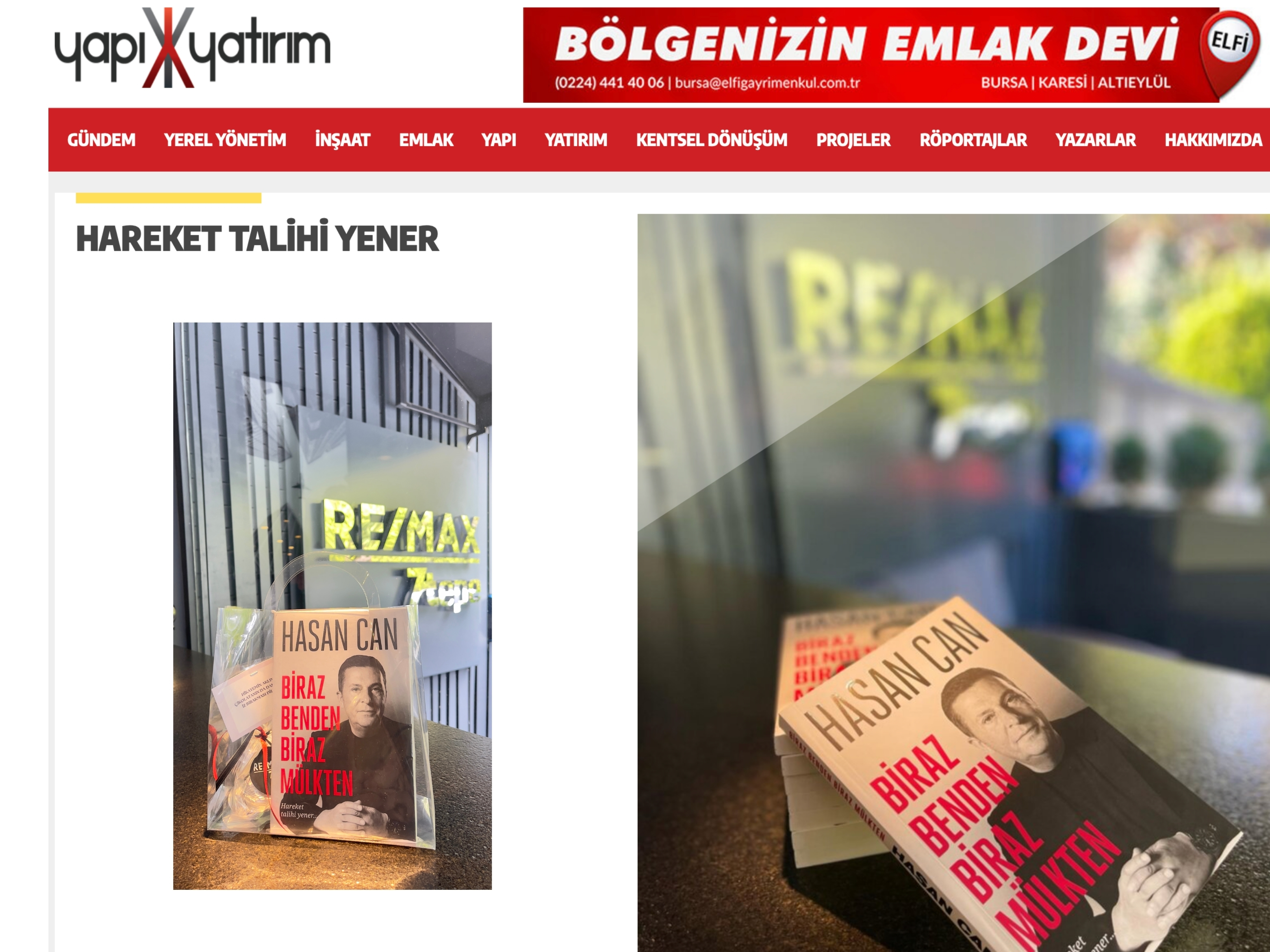 DÜNYANIN EN İYİ EMLAKÇISININ KİTABI ''BİRAZ BENDEN BİRAZ MÜLKTEN''