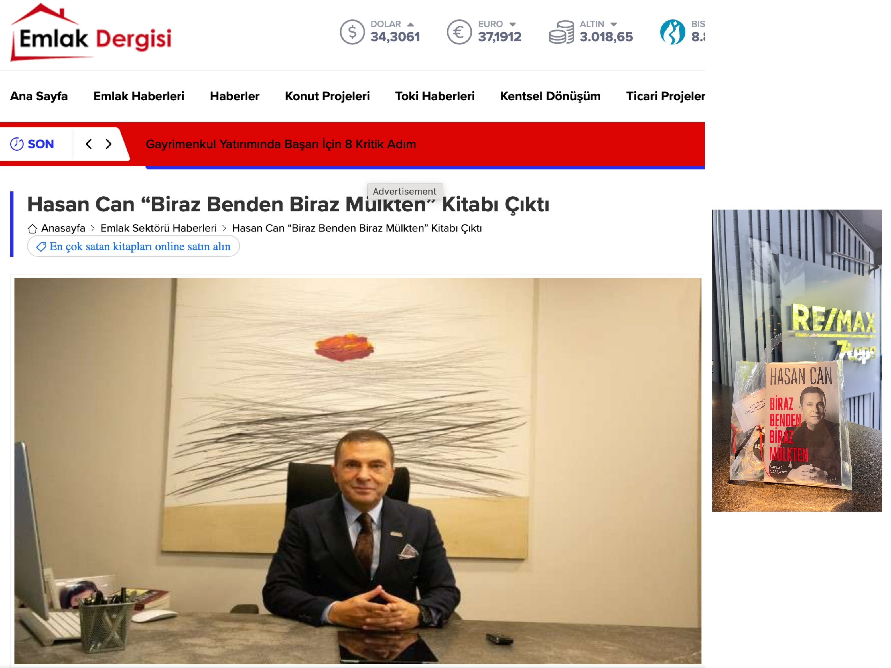 HASAN CAN'IN KİTABI ''BİRAZ BENDEN BİRAZ MÜLKTEN''