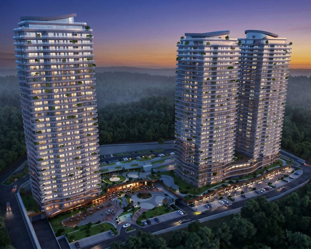 ACARVERDE'DE MODERN VE EŞYALI 1+1 KIRALIK DAIRE