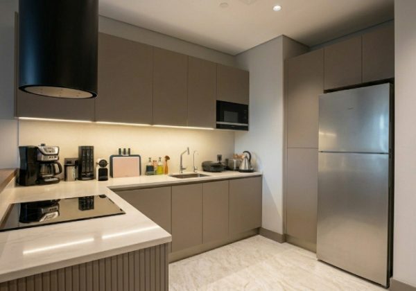 ACARVERDE'DE MODERN VE EŞYALI 1+1 KIRALIK DAIRE küçük görsel