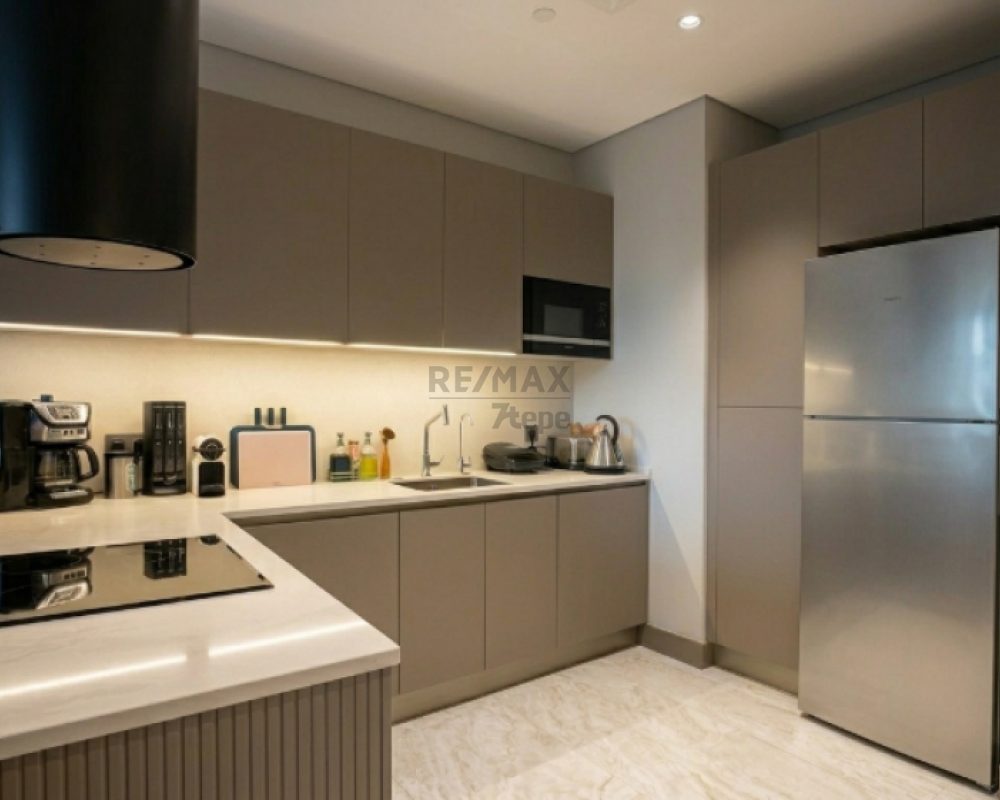 ACARVERDE'DE MODERN VE EŞYALI 1+1 KIRALIK DAIRE