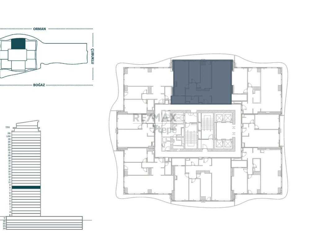 ACARVERDE RESIDENCE'DE ORMAN MANZARALI SATILIK 3+1 DAİRE