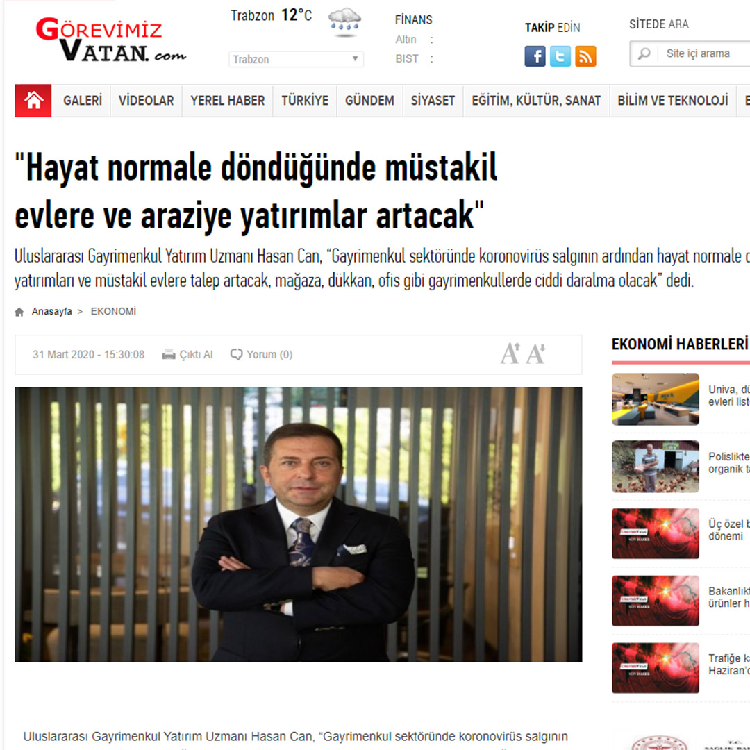 GÖREVİMİZ VATAN