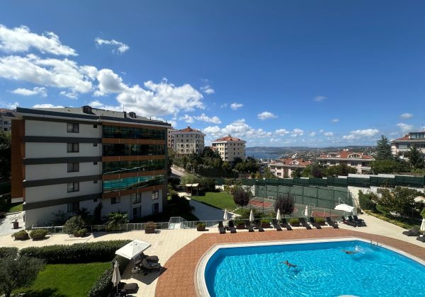 BENGİSU KONAKLARI'NDA BOĞAZ MANZARALI YENİLENMİŞ DAİRE küçük görsel