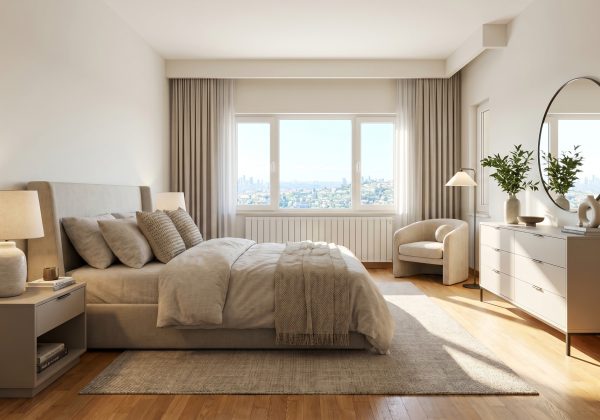 Özel Güvenlikli Sokakta | Önü Açık Ferah Kiralık Çatı Dubleksi küçük görsel