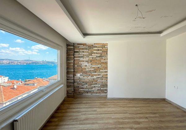 REMAX 7TEPE'DEN BEYKOZ'DA BOĞAZ MANZARASI HAKİMİYETLİ 3+1 DAİRE küçük görsel