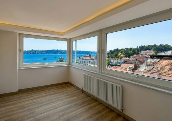 REMAX 7TEPE'DEN BEYKOZ'DA BOĞAZ MANZARASI HAKİMİYETLİ 3+1 DAİRE küçük görsel