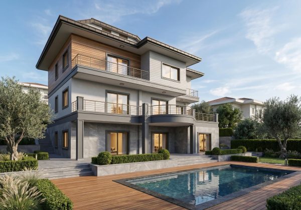 REMAX 7TEPE'DEN ACARKENT AÇIK CEPHELİ MAHREMİYETİ YÜKSEK VİLLA