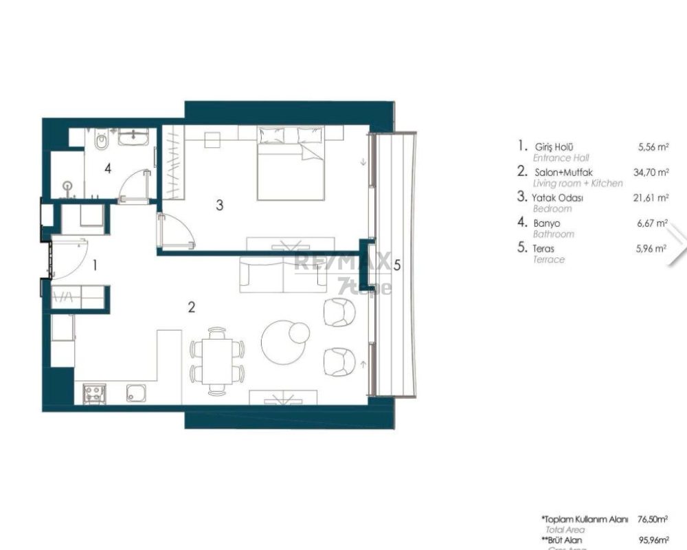 ACARVERDE YATIRIMA UYGUN FIRSAT 1+1 SATILIK DAİRE