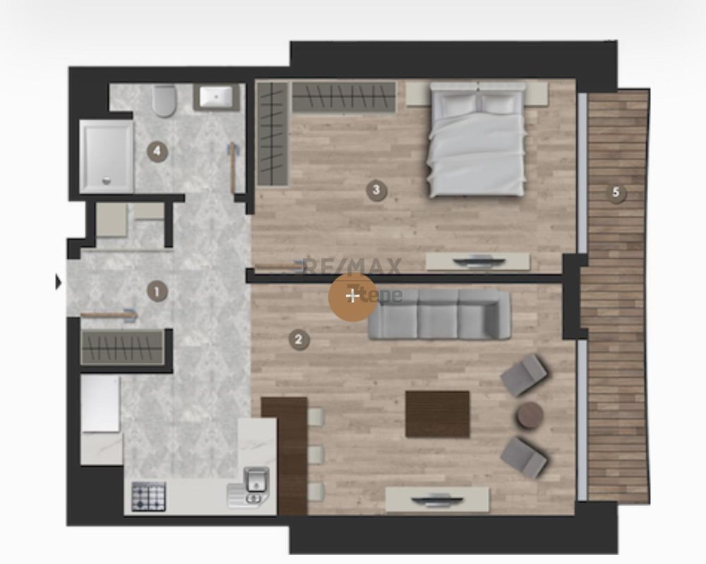 ACARVERDE YATIRIMA UYGUN FIRSAT 1+1 SATILIK DAİRE