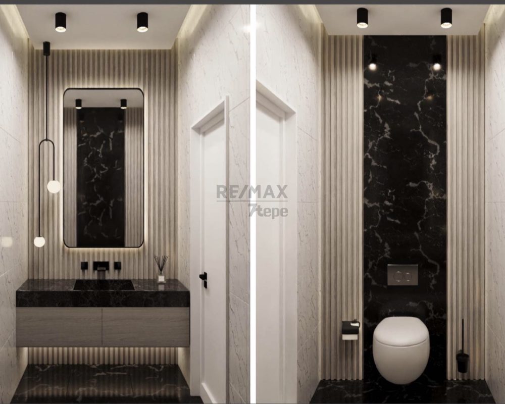 REMAX 7TEPE'DEN OTURUMA HAZIR  SİTE İÇİ LÜX VİLLA