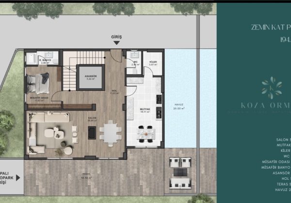 REMAX 7TEPE'DEN OTURUMA HAZIR  SİTE İÇİ LÜX VİLLA küçük görsel