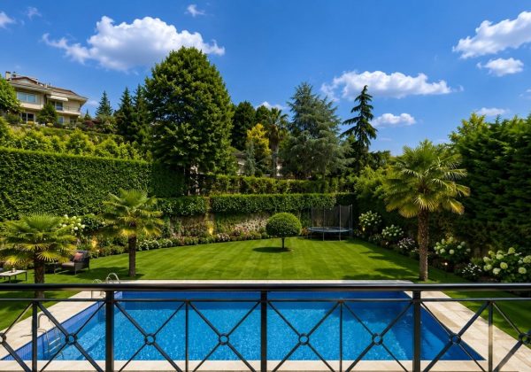 REMAX 7TEPE'DEN BEYKOZ ACARKENT’TE KİRALIK C TİPİ BÜYÜK BAHÇELİ VİLLA küçük görsel