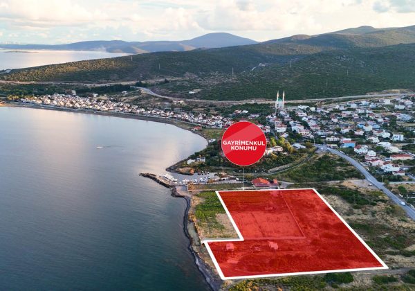 URLA GÜLBAHÇEDE DENIZE SIFIR 6.079 M² TURIZM İMARLI ARSA.