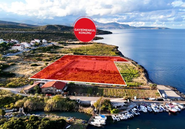 URLA GÜLBAHÇEDE DENIZE SIFIR 6.079 M² TURIZM İMARLI ARSA. küçük görsel