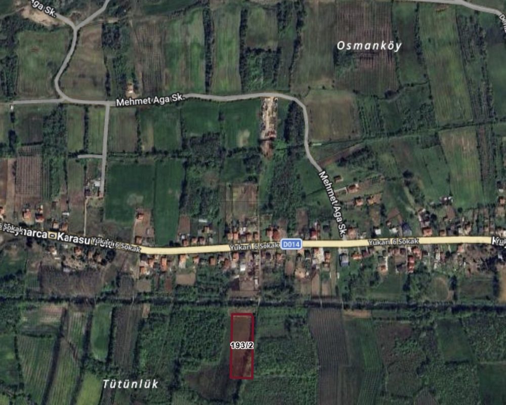 KARASU'DA DENİZE YAKIN 7.361 M² İMARLI ARSA