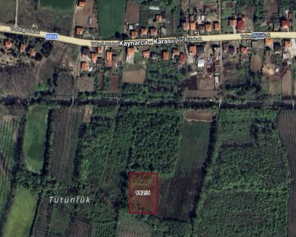 KARASU'DA DENİZE YAKIN 4.288 M² İMARLI ARSA