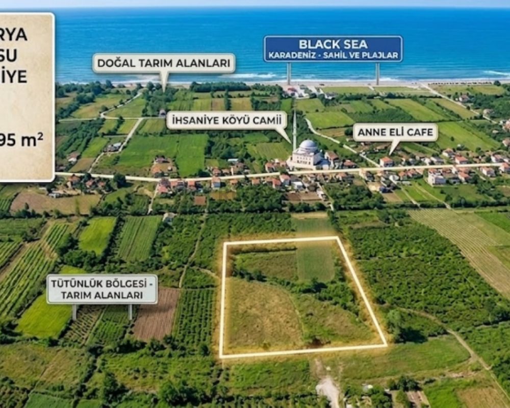 KARASU'DA DENİZE YAKIN 4.288 M² İMARLI ARSA
