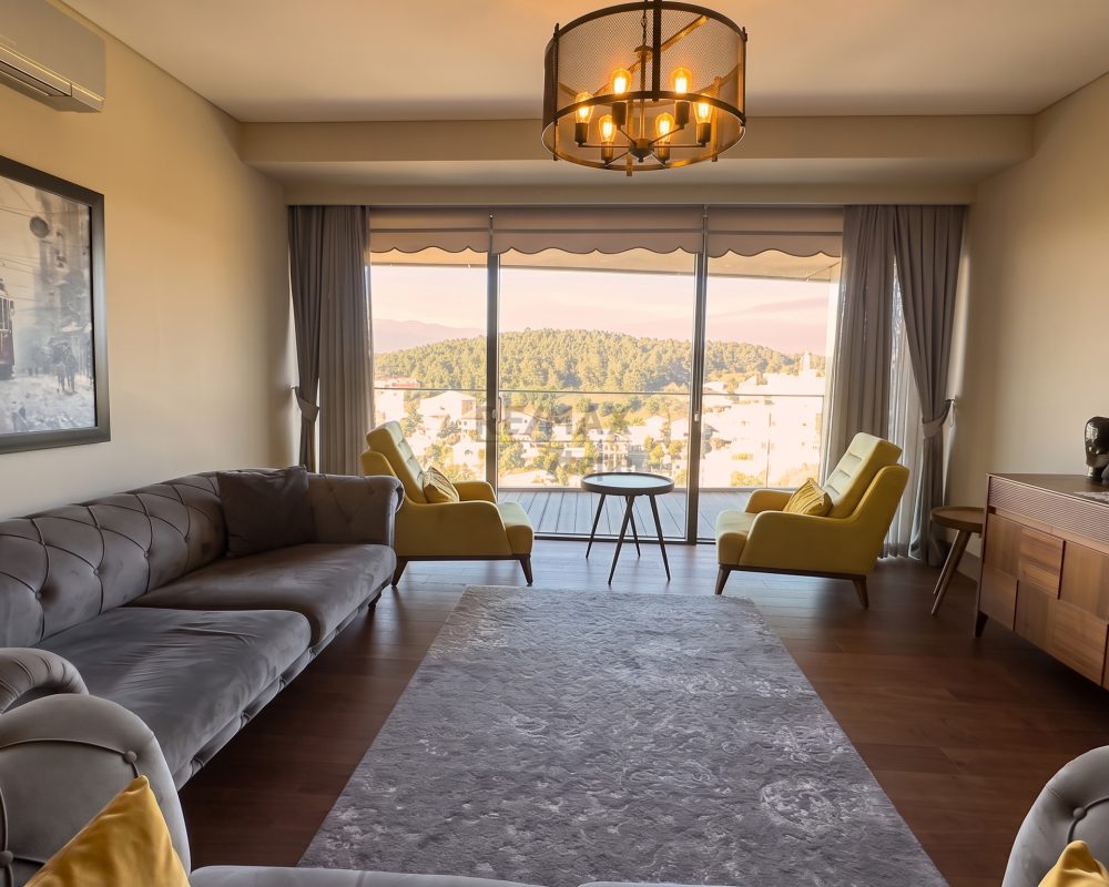 REMAX7'TEPEDEN ACARBLU RESİDANCE'DE EŞYALI KİRALIK 3+1 DAİRE