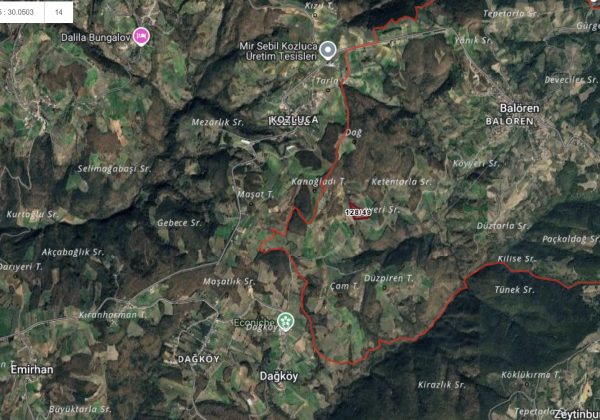 KOCAELİ İZMİT BALÖREN DAĞKÖY ARASI YOL KENARI MÜSTAKİL PARSEL küçük görsel